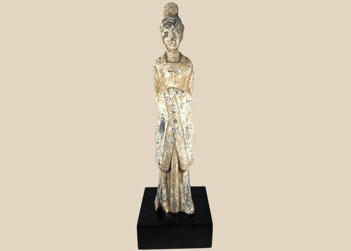 Northern Wei Dynasty Chinese earthenware funerary attendant figure