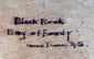 Handwritten inscription identifying “Black Rock, Bay of Fundy, near Truro, N.S.”