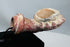 Moulded terracotta tobacco bowl with floral profile and archaeological patina