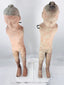 Custom acrylic display mounts supporting a pair of Western Han terracotta figures