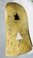Antique cast brass slipper stirrups with enclosed toe and relief ornamental detailing.