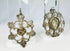 19th-century European devotional pendant featuring Christ under glass