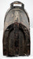 Late Renaissance cavalry stirrup with forged iron reinforcement straps and pointed terminals