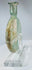 Ancient Roman glass flask used for oils or perfumes with visible pontil evidence
