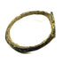 Early Byzantine finger ring with dark olive-brown patina, engraved bezel, and archaeological surface wear