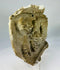 Plaster museum study cast of a griffin with detailed feathers and textured body, Edwardian period