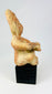 Ancient West Mexican terracotta figure, hand-crafted, red slip finish, shaft tomb funerary artifact