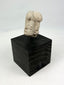 Pre-Columbian terracotta fragment showing characteristic West Mexican facial features