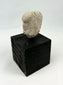 Shaft-tomb culture terracotta head fragment with almond eyes and defined nose