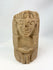 Pre-Columbian carved stone idol with stylized human features, volcanic stone, circa 500–1000 CE