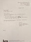 Original 1985 Harmer Rooke Galleries letter documenting two Ancient Colima Gingerbread terracotta figures and signed by Director Charles G. Moore