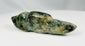 Hand-carved greenstone effigy amulet from Pre-Columbian Mesoamerica