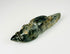 Ancient Mesoamerican jade-like carved animal pendant with polished surface