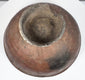 Ancient Andean terracotta bowl from the Nariño culture showing finely executed negative resist geometric patterns.
