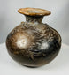 Central American ceramic vessel with sculptural reptilian ornamentation
