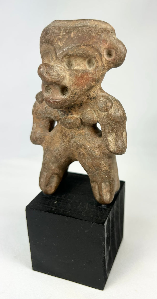 Pre-Columbian West Mexico terracotta figure associated with shaft-tomb burial practices