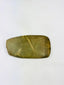 Authentic Pre-Columbian stone axe with rounded use-worn edge and patina