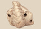 Pre-Columbian Taíno three-pointed stone zemi from the Greater Antilles, circa 1000–1500 CE.