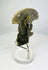 Rear view highlighting the hand-modeled terracotta construction of a Pre-Columbian figurine