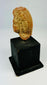 Authentic Pre-Columbian terracotta artifact with spiritual facial expression