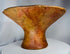 Pre-Columbian terracotta offering vessel with flared basin and hand-painted linear motifs