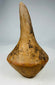 Archaeological Pre-Columbian ceramic rattles displaying centuries-old burial patina and age wear.
