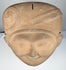 Classic Veracruz hollow ceramic Sonriente head with preserved headdress decoration and age-related patina