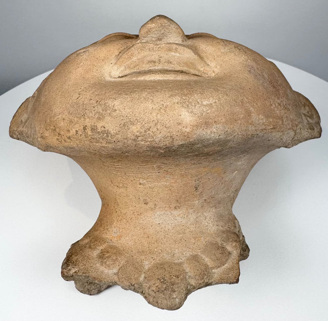 Pre-Columbian Veracruz terracotta head fragment associated with the Remojadas tradition