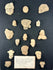 Teotihuacan and Veracruz terracotta votive heads and busts, Pre-Columbian fragments with archaeological patina
