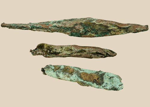 Ancient Native American copper projectile points from the Old Copper Culture of Wisconsin