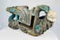 Historic Qing Dynasty temple carving depicting a Qilin, symbol of prosperity and protection