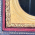 Nineteenth-century glass ambrotype portrait housed in a velvet-lined leatherette case