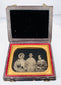 Mid-19th-century family ambrotype portrait of two women and a young girl