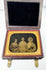 Antique Rehn ambrotype showing three female figures in a formal studio portrait