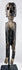 Early 20th-century Rapa Nui-inspired wooden figure with elongated skeletal form