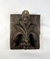 16th century Renaissance carved wooden devotional panel depicting the Pelican in Her Piety with traces of original polychrome