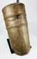 Antique Renaissance armor plate with aged surface and display mount