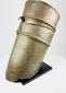 Knight’s cannon-style arm defense with riveted design and aged patina