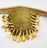 Papua New Guinea shamanic adornment with animal teeth and central cowrie shell