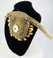 19th–early 20th century PNG ritual adornment displayed on black stand