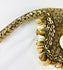 Traditional Papua New Guinea ceremonial adornment of woven fiber, shells, and teeth