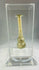 Ancient Roman clear glass double gourd balsamarium 2nd–3rd century CE