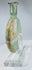 Ancient Roman glass flask used for oils or perfumes with visible pontil evidence