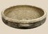 Authentic Roman North African terracotta bowl dating to the Roman Imperial Period, featuring a broad shallow form with traces of white slip.