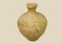 Roman terracotta juglet, 1st–3rd century CE, with rounded body, narrow neck, and flared rim, used for storing and pouring oils or perfumes, with natural aged patina.