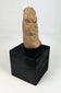 Pre-Columbian Veracruz culture terracotta figurine with headdress and ceremonial adornment