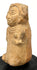 Pre-Columbian Veracruz female terracotta sculpture with almond-shaped eyes, incised mouth, and ornamental necklace.