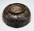 Seljuk-period silver unguent bowl displaying engraved decoration, aged silver surfaces, and a compact 2.5-inch diameter form.