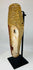 Authentic Sepik River hardwood mask with dual-tone red and white pigments