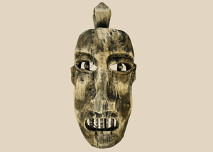 Máscara de madera de chamán | Tailandia | Tribu Mien | Siglo XX